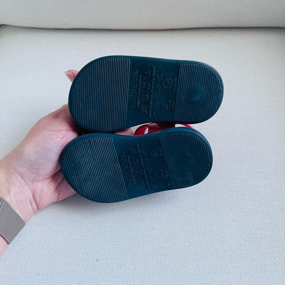 Mini Melissa Ladybug Jelly Sandals - 6T - Like New - Picture 4 of 4